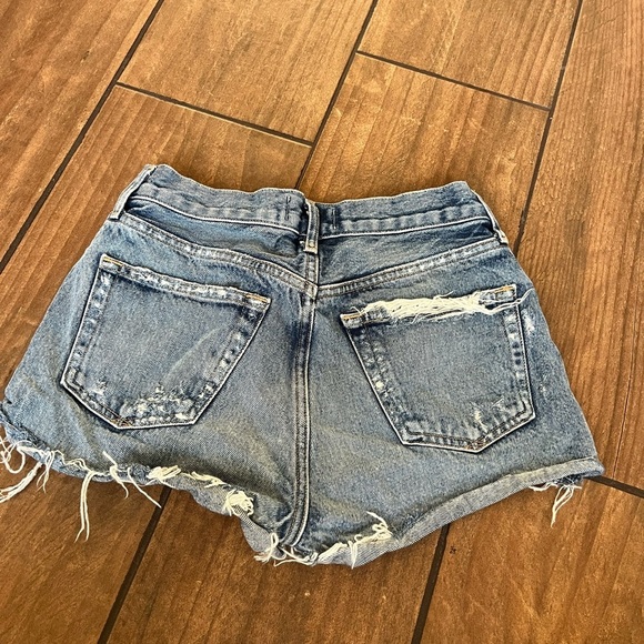 AGOLDE Parker distressed shorts size 24 - Picture 5 of 6